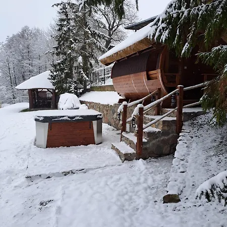 Nyaraló Dom Nad Jeziorem Z Sauna I Jacuzzi Ublik